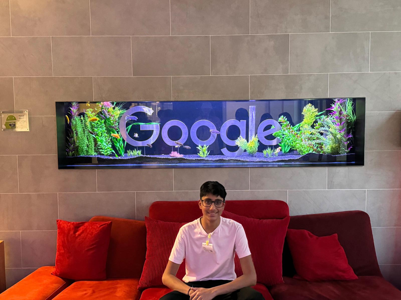 Prerak at Google Office